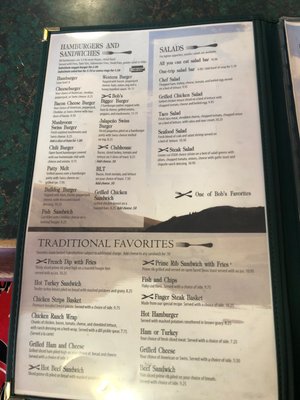 Bob’s Steak N’ Spirits menu 2